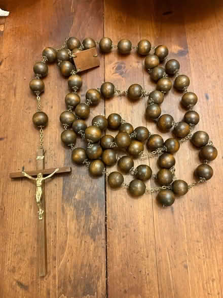 Photo of free Large wooden rosary (North Wilmington) #1