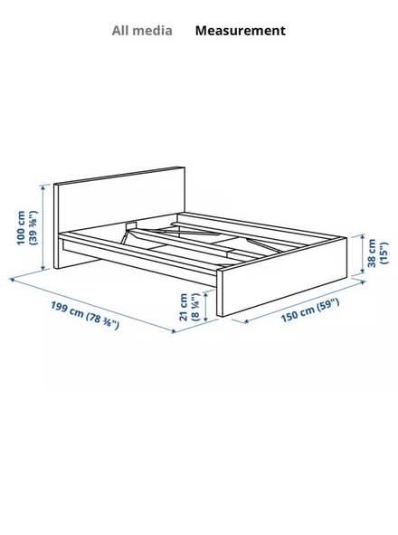 Photo of free ikea malm bed (bromley north br1) #2