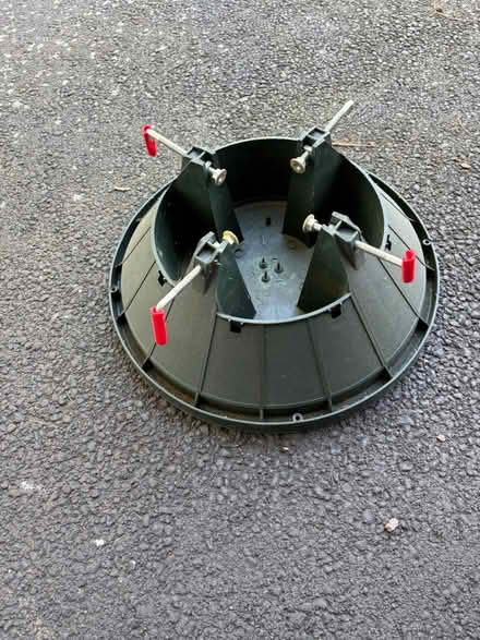 Photo of free Christmas Tree Stand (Off Pulaski Rd) #1