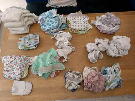 Photo of free Large collection of reusable cloth nappies (Didcot OX11) #1