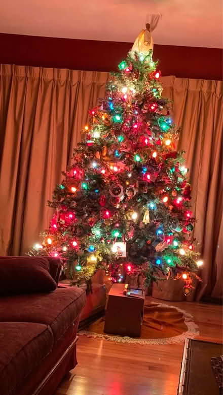 Photo of free 7.5-foot unlit Christmas tree (Midtown West/Levy Park) #1