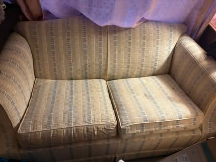 Photo of free 2seat sofa armchair (Shepherds bush) #3