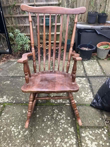 Photo of free wooden rocking chair (Polegate BN26) #1