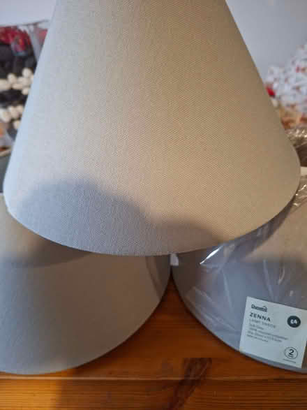 Photo of free 3 brand new grey lamp shade (Swindon Village GL51) #2