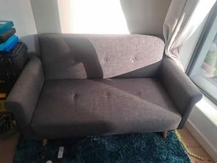 Photo of free Grey 2 seater sofa (Bromley-by-Bow E3) #2