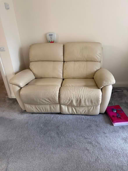 Photo of free Electric leather recliner sofa (Cherhill SN11) #1