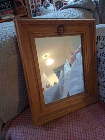 Photo of free Pine frame mirror (Swindon Village GL51) #1
