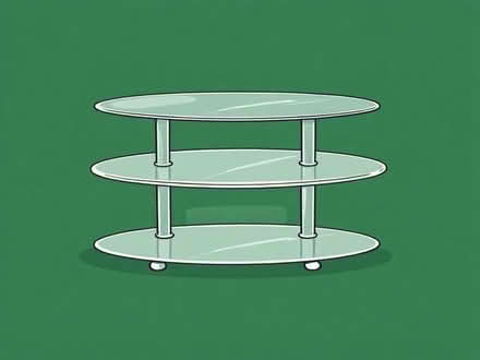 Photo of free Glass three tier tv table (Mottram SK14) #1