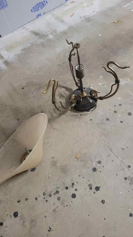 Photo of free Brass light fixture (Westminster) #2