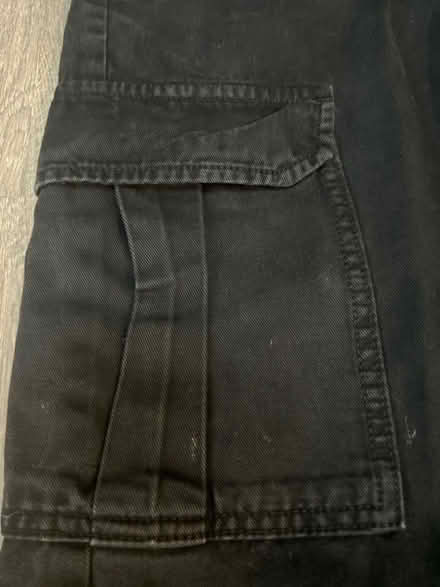 Photo of free Black Cargo Trousers. Size 10. Good condition (Southsea PO4) #3
