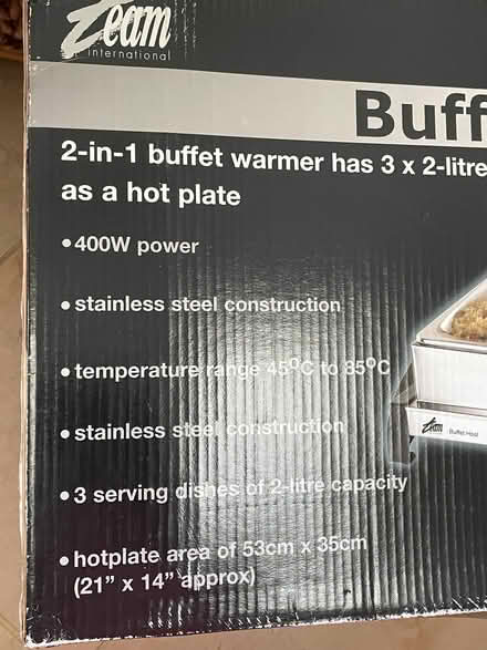 Photo of free Food Warmer & Hotplate (Ruislip HA4) #1