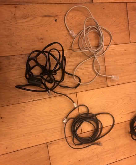 Photo of free RJ11 cables and adapters to BT 6312. (Highway SL6) #1