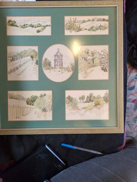 Photo of free Framed embroideries of UK countryside (Halton LA2) #1