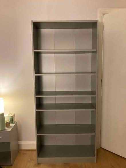Photo of free grey billy bookcase (SL1) #1