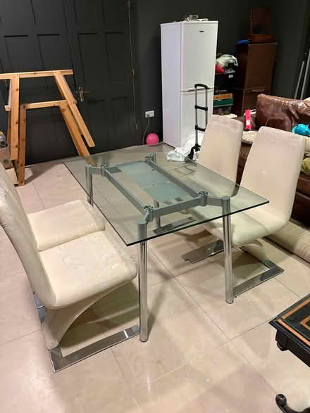 Photo of free Dining Table and 4 comfy chairs (blackrock co.dublin) #4