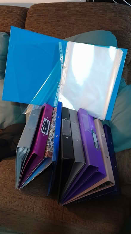 Photo of free A4 ring binders and punched pockets (Boscombe BH5) #1
