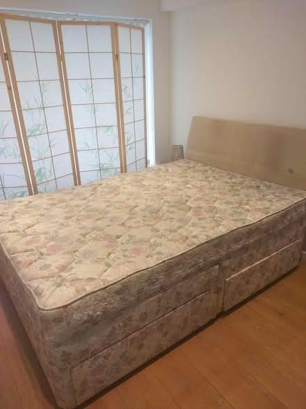 Photo of free Double duvan Bed with Headboard (Saltdean) #1