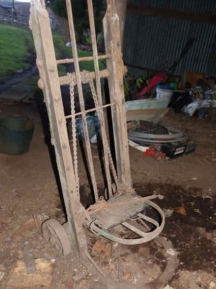 Photo of free Antique turned winding sack lifter (Glenquey Resevoir FK14) #1