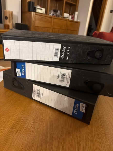 Photo of free 3 box files (Lightwater GU18) #1