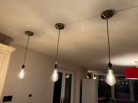 Photo of free Three pendant lights (St John's TN13) #1