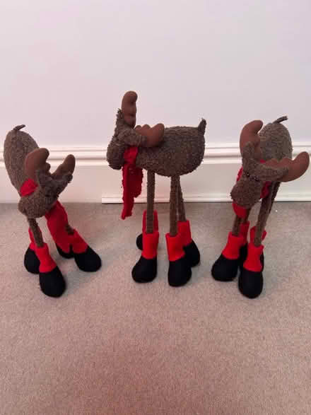 Photo of free Bulk soft quirky 5 reindeer & 2 dolls (Christleton CH3) #2