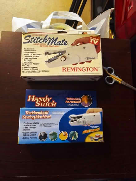 Photo of free 2 handheld sewing machines (TN39 4JT) #1