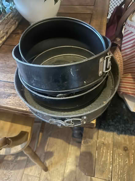 Photo of free Various cake baking tins (Glangrwyney NP8) #1