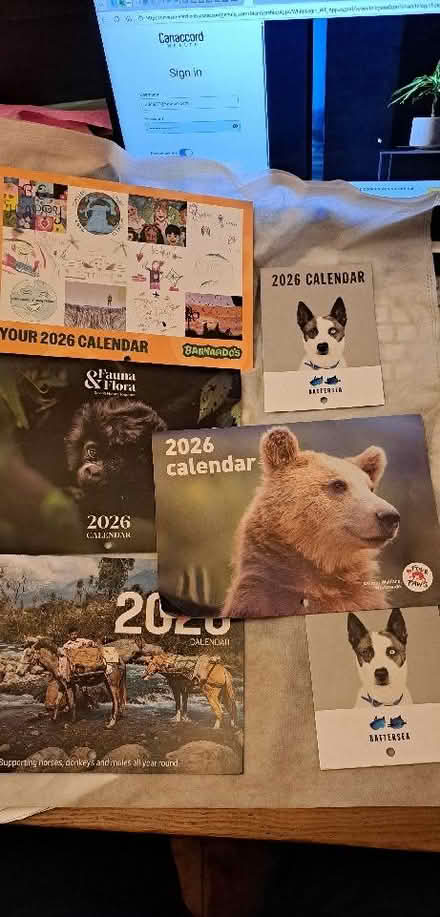 Photo of free Choice of 6 small 2026 calendars (Churchgate EN8) #1