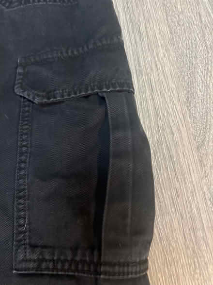 Photo of free Black Cargo Trousers. Size 10. Good condition (Southsea PO4) #2