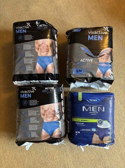 Photo of free Men's incontinence pants small/medium (Puckeridge SG11) #2