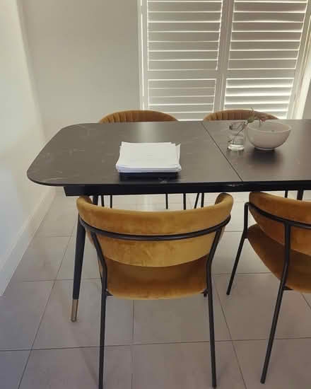 Photo of free Extendable dinner table - marble look from Dwell (Kings Hill ME19) #1