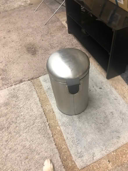 Photo of free Small steel waste bin (Wrexham) #3
