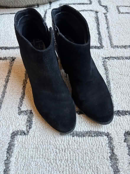 Photo of free VIONIC Black Suede Booties 8 (Rego Park) #1