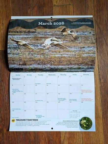 Photo of free Small 2026 calendar (Ann Arbor Northwest Side) #2