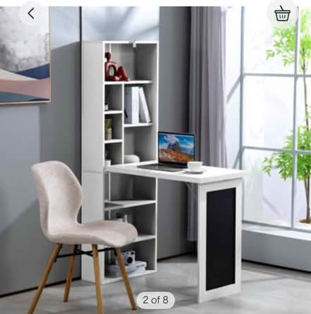 Photo of free Shelving unit with pull down desk (L17) #1