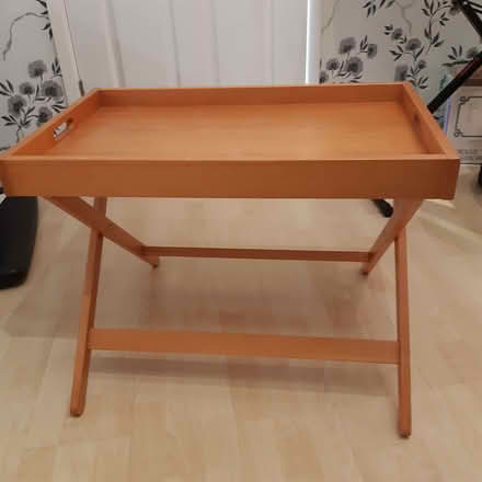 Photo of free Ikea beech effect tray table (Woolton L25) #1