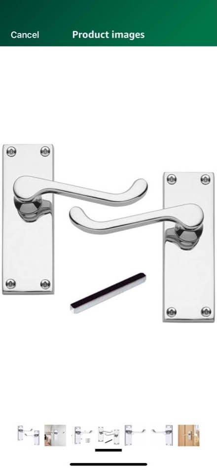 Photo of Door handles x2 (Bridlington YO16) #1
