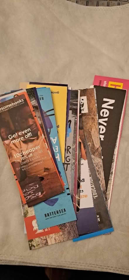 Photo of free 40 charity book marks (Churchgate EN8) #1