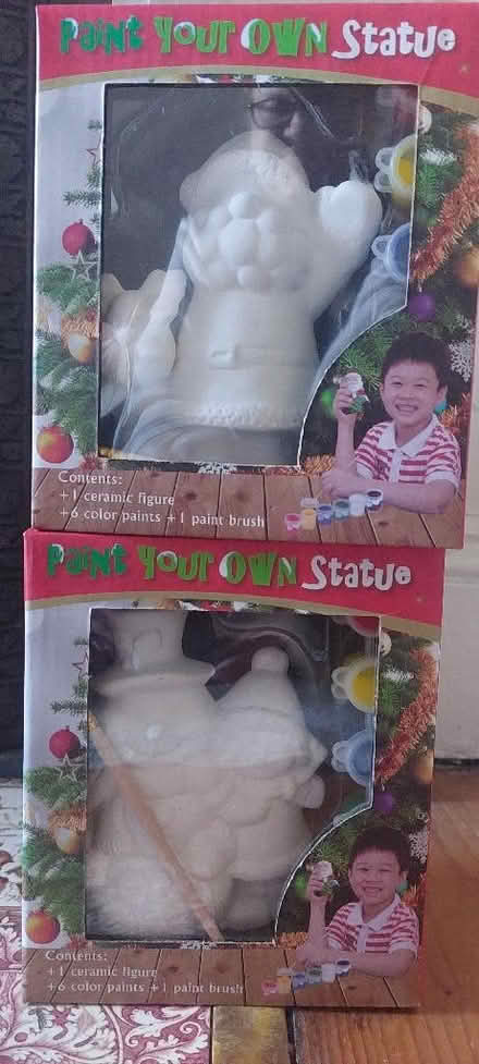 Photo of free Two paint your own xmas statue(s) (Lower Weston) #2