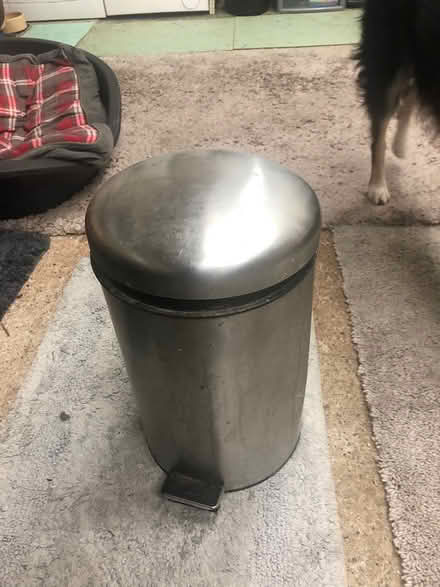 Photo of free Small steel waste bin (Wrexham) #2