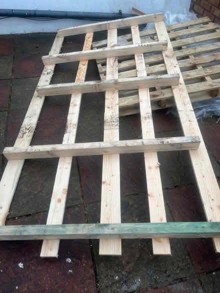 Photo of free 3 wooden pallets (Manor Park E12) #1