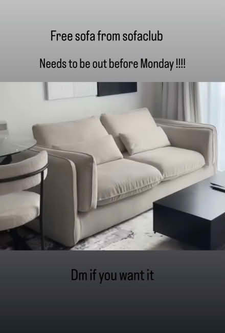 Photo of free Sofa (City center) #1