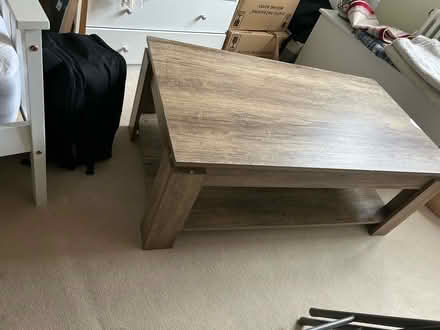 Photo of free large engineered wood coffee table (surbiton KT5) #1