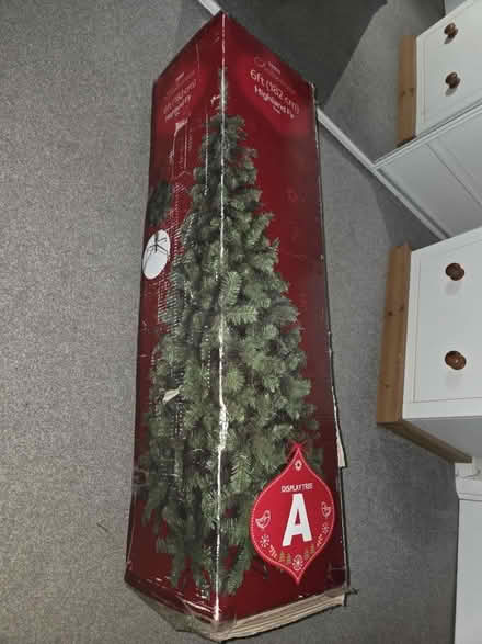 Photo of free Artificial Christmas Tree and stand (Oakley HP18) #1
