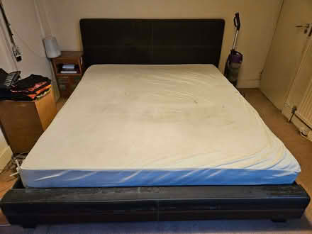 Photo of free Super King Bed and Mattress 180x200cm (6' x 6'6") (Plumstead SE18) #1
