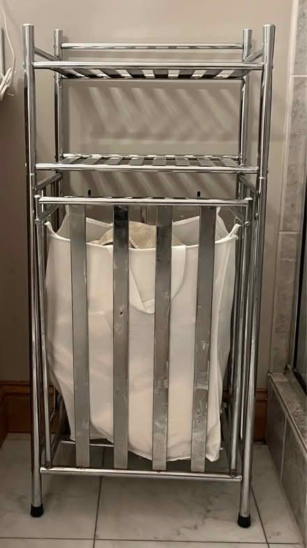 Photo of free Hamper with shelf (Somerville, Spring Hill) #1