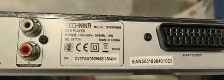 Photo of free Technika DVD player (Acton Vale W3) #2