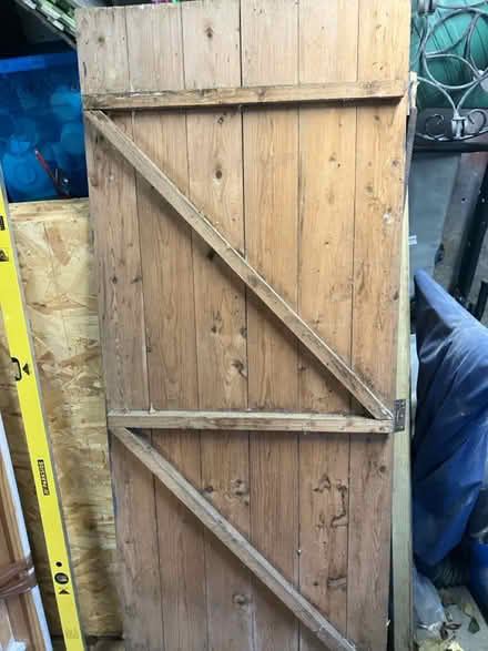 Photo of free Reclaimed shed planks & door (Morden SM4) #1