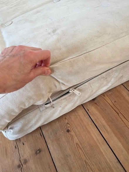 Photo of free Old well used futon mattress (Shoreham-by-Sea BN43) #3
