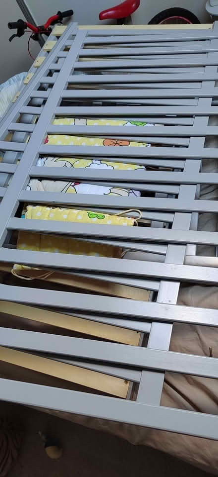 Photo of free Cot bed with mattress (Elland HX5) #2